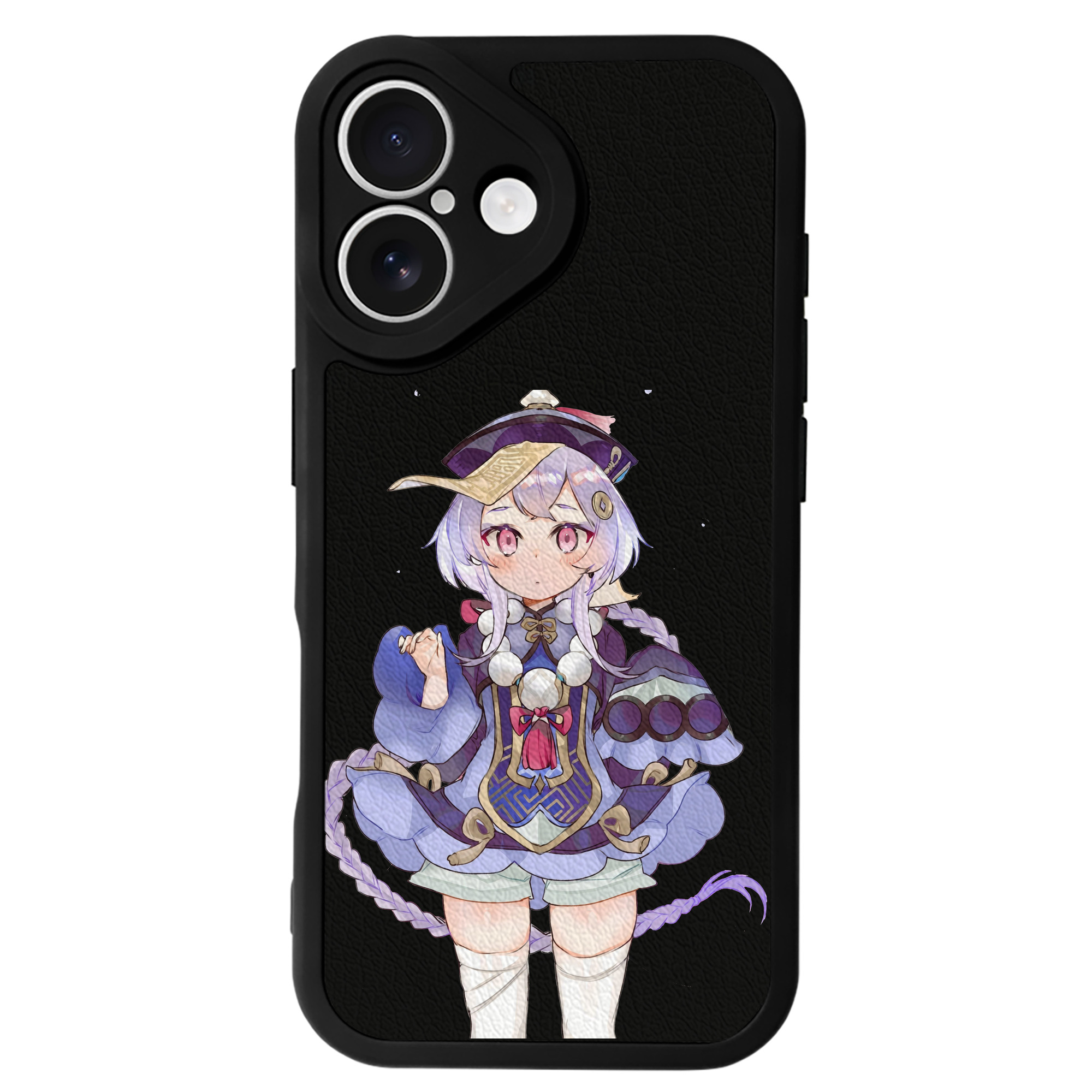 げんし神 七七 なな  genshin Nana 【iPhone 16シリーズ対応】シリコンスマホケース（レザー調） 材質：シリコン